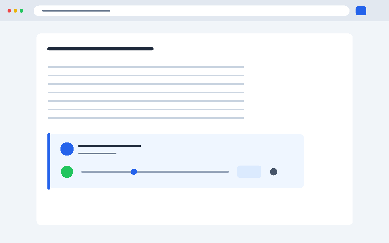 VoiceBridge 1-Click Teacher Inline Audio Player